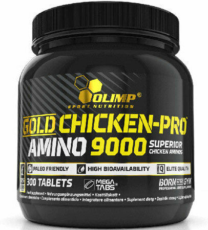 Olimp Sport Nutrition Gold Chicken Pro Amino 9000 300 Ταμπλέτες Unflavoured