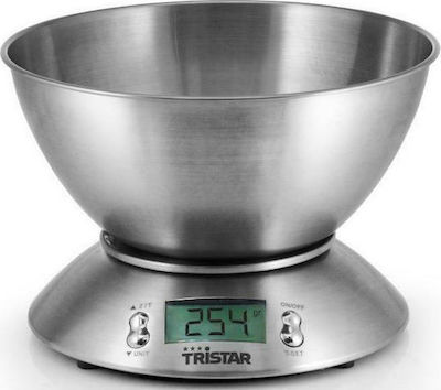 Tristar Digital Küchenwaage 1gr/5kg Inox