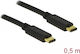 DeLock USB 2.0 Cable USB-C male - USB-C Μαύρο 0.5m 83672