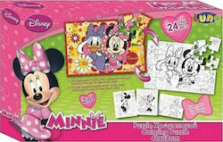 Puzzle pentru Copii Minnie pentru 4++ Ani 24buc Luna