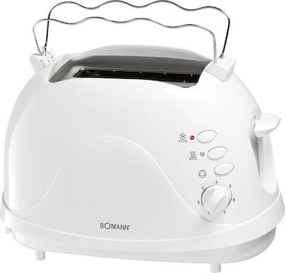 Bomann TA 246 CB 138-0416 Toaster 2 Schlitze 700W Weiß