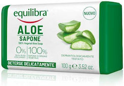 Equilibra Aloe Natürliche Seifenriegel 100gr Equilibra Aloe Natürliche Seifenriegel 100gr