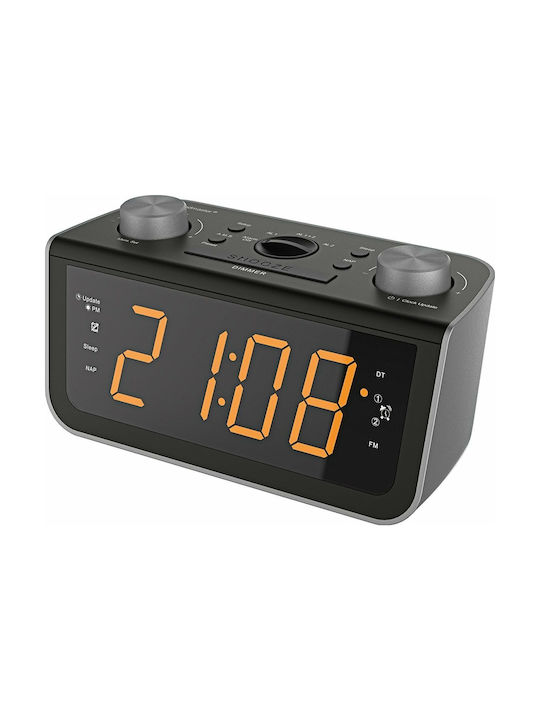 Soundmaster FUR 5005 Tabletop Digital Clock with Alarm & Radio FUR5005