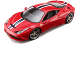 Bburago Ferrari 458 Speciale Car 1:18 for 3++ Years (Various Designs) 1pc 16002