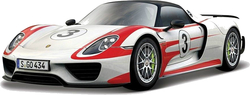 Bburago Porsche 918 Weissach pentru 3+ ani+ Ani