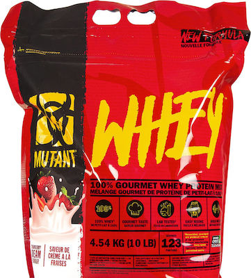 Mutant Gourmet Whey Protein Mix Πρωτεΐνη Ορού Γάλακτος με Γεύση Strawberry Cream 4.54kg