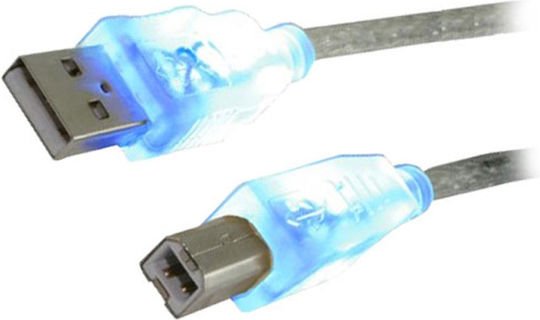 MediaRange 1.8m USB 2.0 Cable A-Male to B-Male Blue (MRCS109)