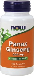 Now Foods Panax Ginseng 500mg 100 Mützen