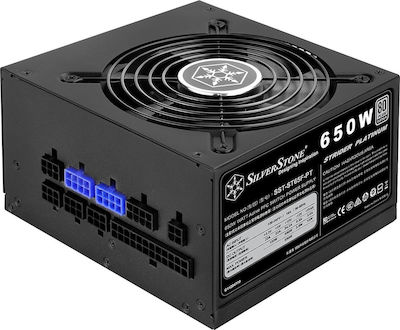 Silverstone Strider 650W Black Computer Power Supply Full Modular 80 Plus Platinum