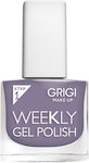 Grigi Weekly Gel Gloss Βερνίκι Νυχιών Μακράς Διαρκείας Μωβ 543 12ml
