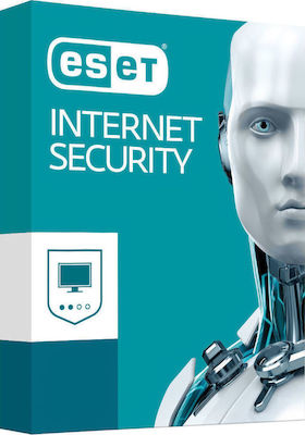 Eset Internet Security for 2 Devices and 1 Year of Use (Electronic License)