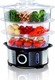 ETA Steampot 0134 90000 Food Steamer with 3 Steaming Decks 12lt