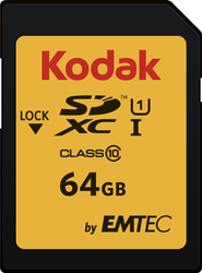 Kodak SDXC 64GB Klasse 10 U1 Kodak SDXC 64GB Klasse 10 U1