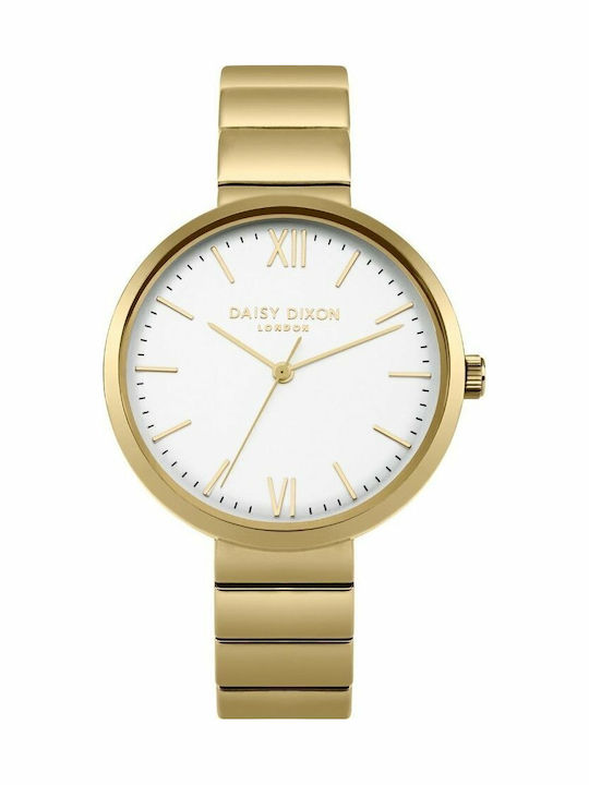 Daisy Dixon Victoria Damen Uhr mit Gold Metallarmband
