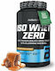 Biotech USA Iso Whey Zero With Glutamine & BCAAs Molkenprotein Ohne Gluten & Laktose mit Geschmack Toffee-Schokolade 908gr