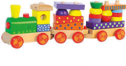 Woody Toys Дървено влакче със звук & светлина 1бр