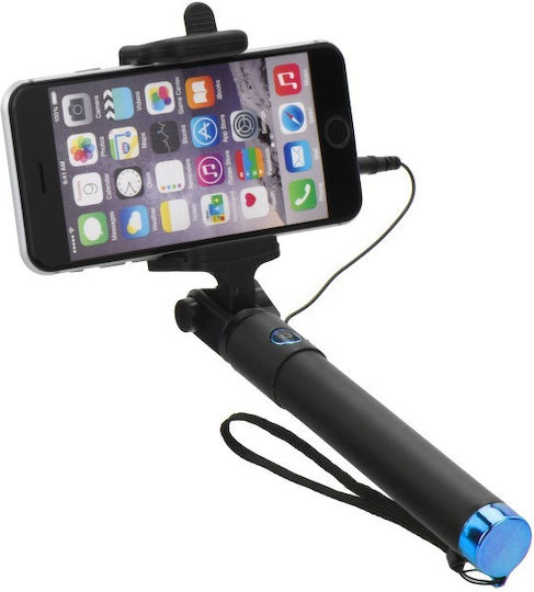 Combo Selfie Stick με Καλώδιο 3.5mm Μαύρο