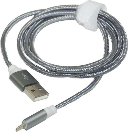 Braided USB to Lightning / micro USB 1m Cable Gray (92490419)
