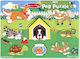Wooden Kids Peg Puzzle Pets Peg for 2+ Years 8pcs Melissa & Doug