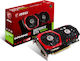 MSI GeForce GTX 1050 Ti 4GB GDDR5 Gaming X Κάρτα Γραφικών PCI-E x16 3.0 με HDMI και DisplayPort