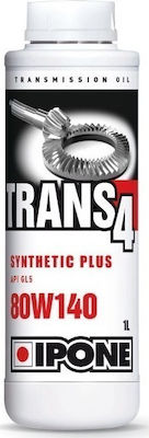 Ipone Trans 4 Synthetic Motorcycle Gear Oil 80W-140 1lt