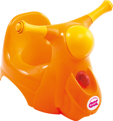 OK Baby Potty with Steering Wheel Scooter with Sounds Orange