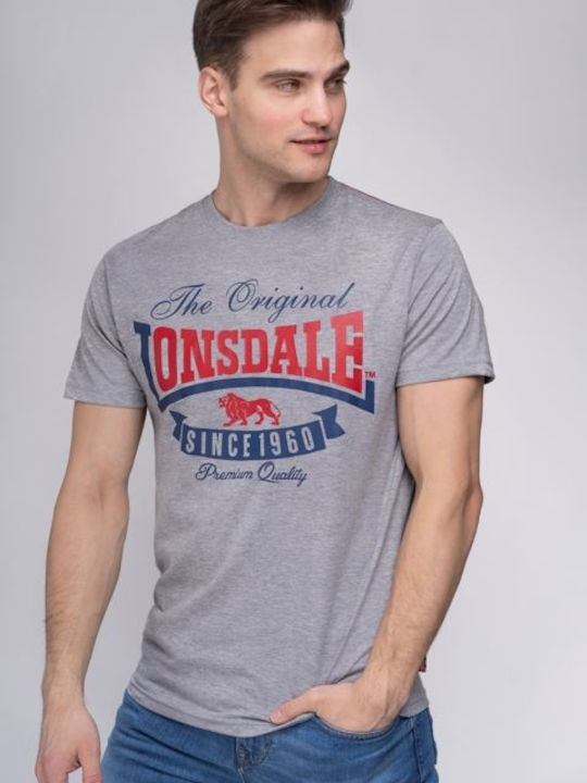 Lonsdale Corrie T-shirt Γκρι
