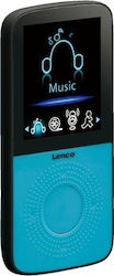 Lenco Podo 153 MP3 Player (4GB) with TFT 1.8" Display Blue