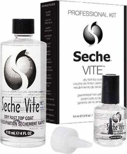 Seche Vite Kit Top Coat για Απλά Βερνίκια Quick Dry 118ml
