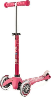 Micro Kids Scooter Foldable Mini Deluxe 3-Wheel for 2-5 Years Pink