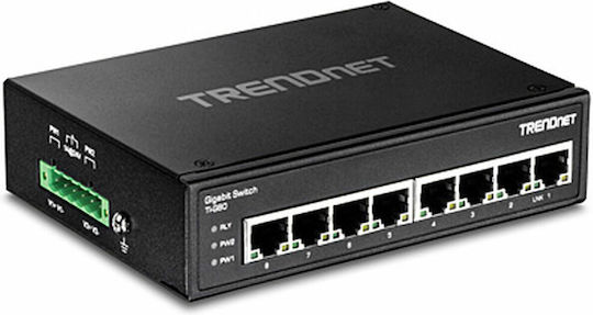 Trendnet TI-G80 Unverwaltet L2 Switch mit 8 Ports Gigabit (1Gbps) Ethernet