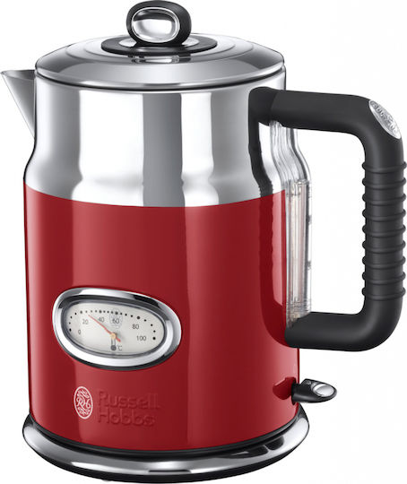 Russell Hobbs Retro Ribbon Red -70 Βραστήρας 1.7lt 2400W Κόκκινος