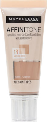 Maybelline Affinitone Machiaj lichid 18 Natural Rose 30ml