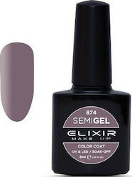 Elixir Semi Gel 874 Deep Taupe 8ml
