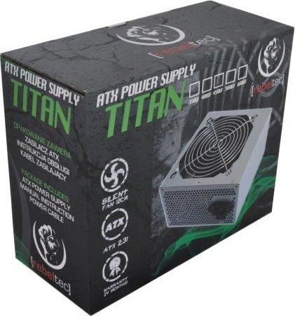 Rebeltec Titan 700W Black Computer Power Supply Semi Modular