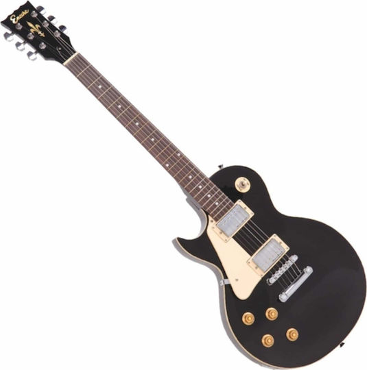 Encore E99 Electric Guitar for Left-handed Single cut with HH Pickup Configuration Black