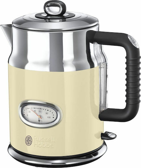 Russell Hobbs Retro Kettle 1.7lt 2400W Beige