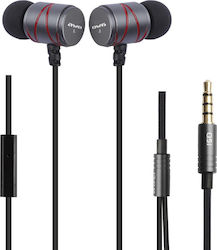 Awei Q5i In-ear Handsfree με Βύσμα 3.5mm Γκρι