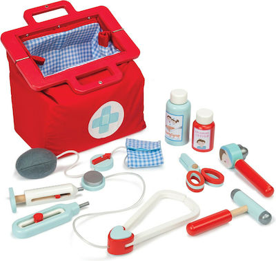 Le Toy Van Kids Medical Set Ξυλινο Ιατρικο Σετ made of Wood for 3+ Years Old 10pcs TV292