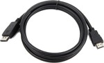 Cablexpert Cablu DisplayPort de sex masculin - HDMI de sex masculin 1.8m Negru (CC-DP-HDMI-6)