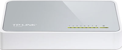 TP-LINK TL-SF1008D v8 Unverwaltet L2 Switch mit 8 Ports Ethernet