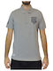 Heritage Polo Short Sleeve Gray Men's Blouse