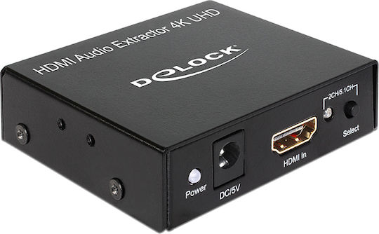 DeLock Convertor HDMI feminin în 3.5mm / HDMI / RCA / Toslink feminin 1buc 62692