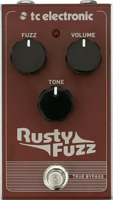 TC Electronic Rusty Pedals EffectFuzz Electric Guitar and Electric Bass