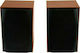 Media-Tech WOOD-X Ηχεία Υπολογιστή 2.0 με Ισχύ 10W Καφέ