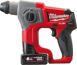 Milwaukee M12 CH-602X Κρουστικό Σκαπτικό Πιστολέτο 12V με 2 Μπαταρίες 6Ah Milwaukee M12 CH-602X Κρουστικό Σκαπτικό Πιστολέτο 12V με 2 Μπαταρίες 6Ah