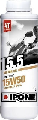 Ipone 15.5 Teilsynthetisch Motorradöl für Viertaktmotoren 15W-50 1Es