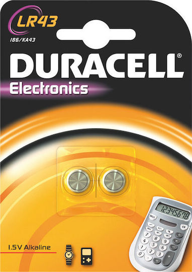 Duracell Electronics Batterien Alkalisch für Uhren LR54 1.5V 2Stück