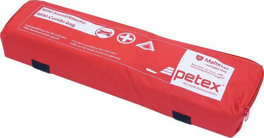 Petex Φαρμακείο Πρώτων Βοηθειών Αυτοκινήτου Τσαντάκι με Εξοπλισμό