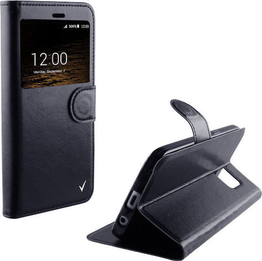Volte-Tel Leather TPU View Book Synthetisches Leder Schwarz (iPhone 8/7 Plus)